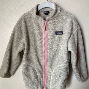 Patagonia kids fleece jacket with pockets